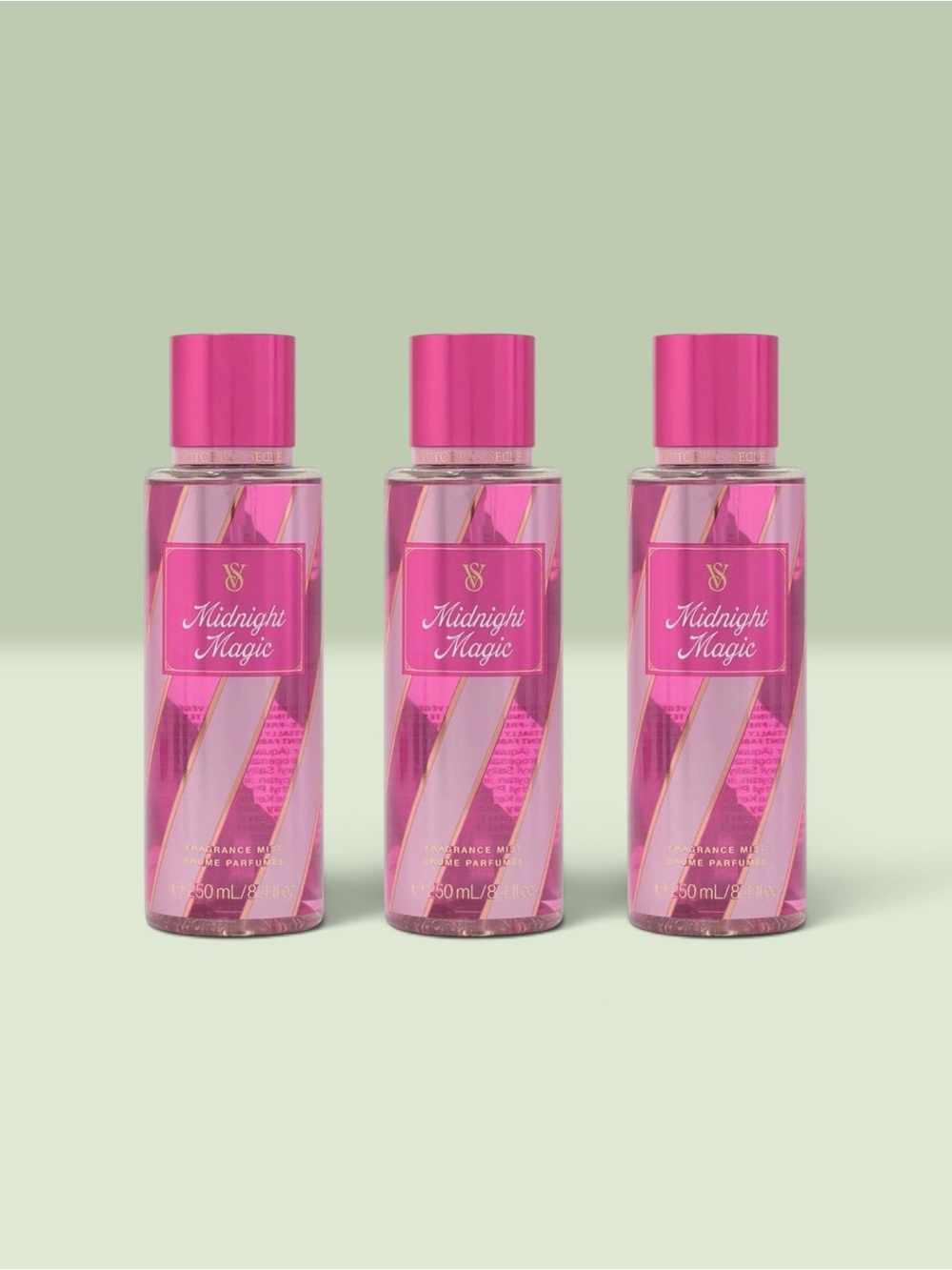 Victoria's Secret MIDNIGHT MAGIC Fragrance Mist ~ 8.4 fl.oz ( Lot of 3 )